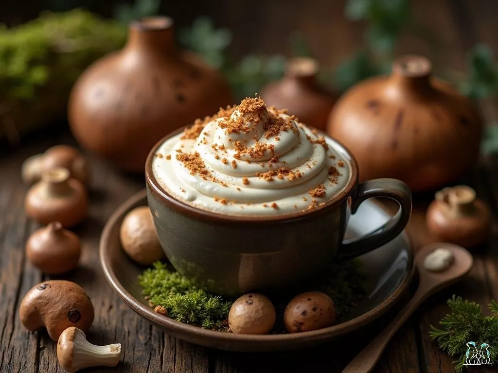 Cappuccino de champignons : entrée chic et forestière