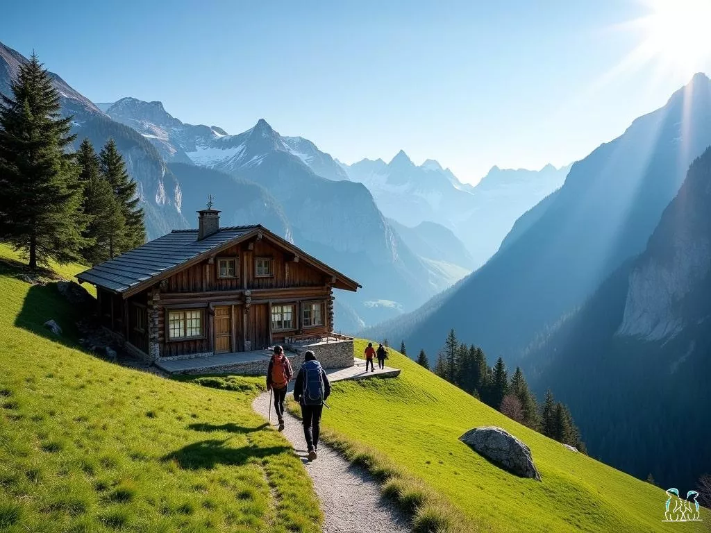 Dormir au refuge du Nant du beurre, un refuge gardé en hiver et été