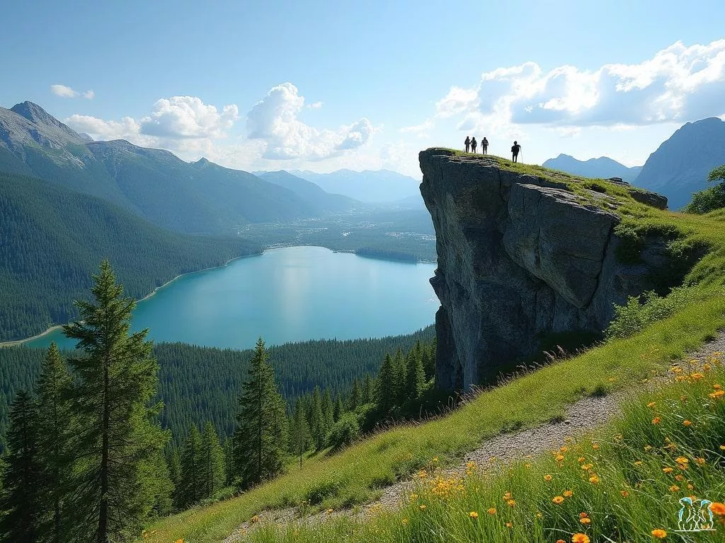 Explorez la Roche du lac des corbeaux : une aventure entre sentiers et paysages grandioses