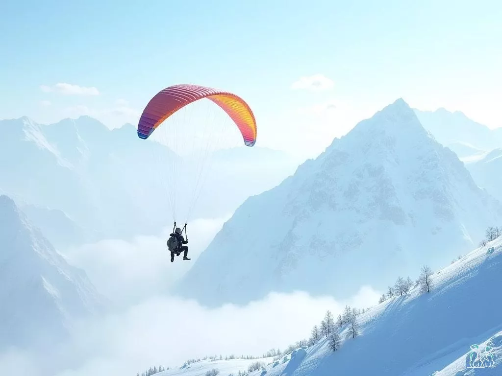 Parapente en hiver : sensations givrées en altitude