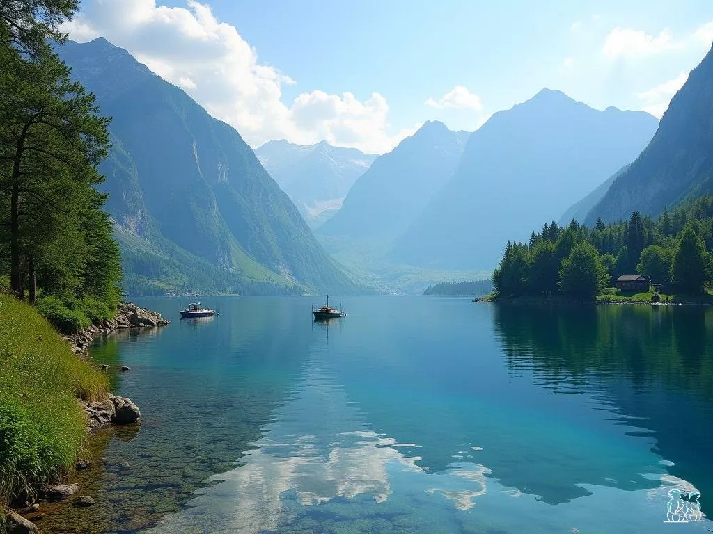Pêche au lac des Dronières : un lac privé au pied des montagnes