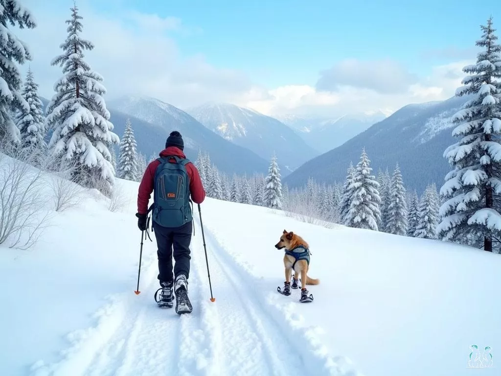 Rando raquette avec son chien : mode d’emploi