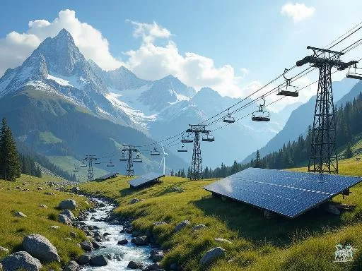 Cette station transforme ses remontées en ferme solaire