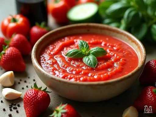 Gaspacho de fraises : recette fraîche des alpages d’été
