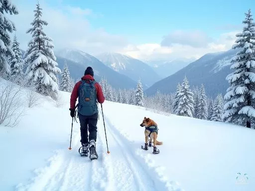 Rando raquette avec son chien : mode d’emploi