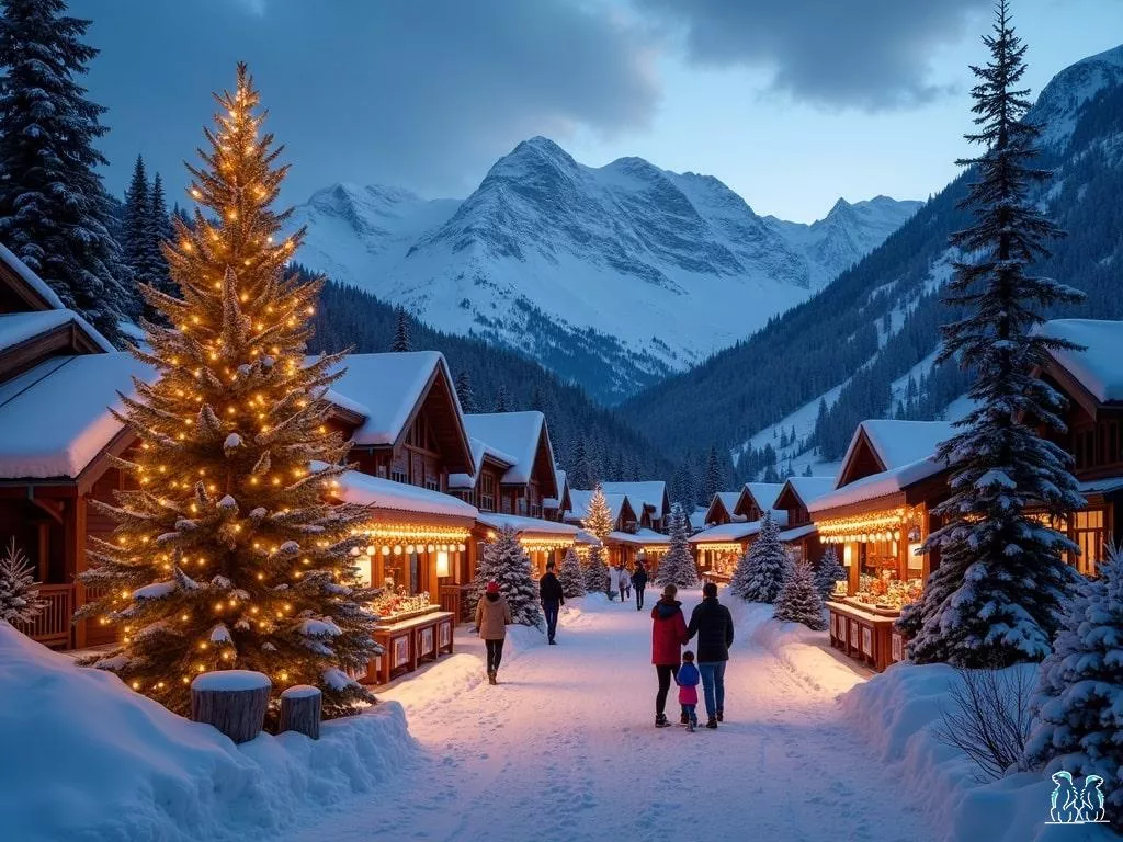 Fêter Noël en station à la montagne : une atmosphère exceptionnelle