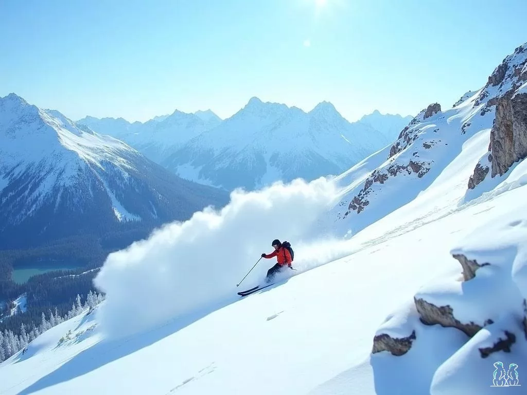 Ski pente raide : adrénaline et engagement