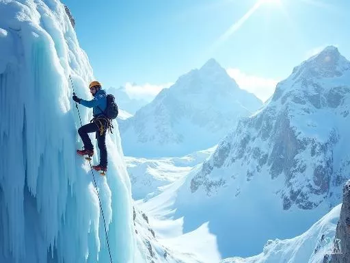 Escalade sur glace : grimper l’hiver autrement